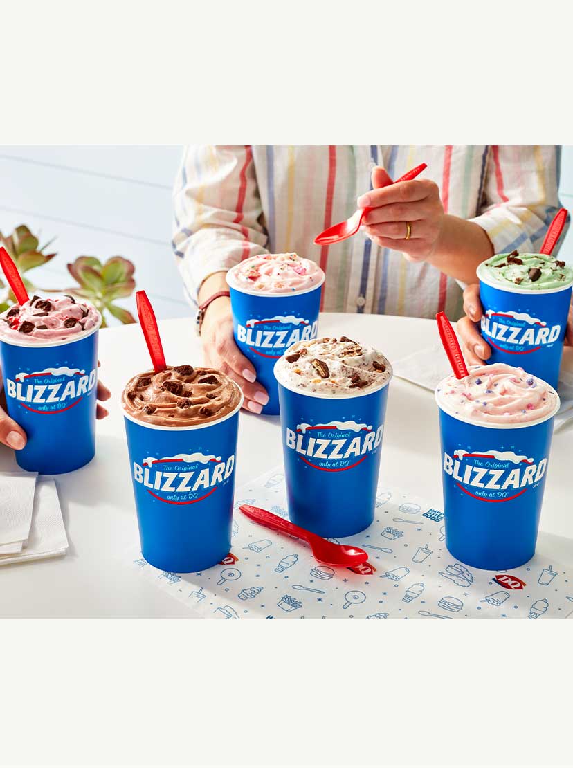 Summer Blizzard Menu