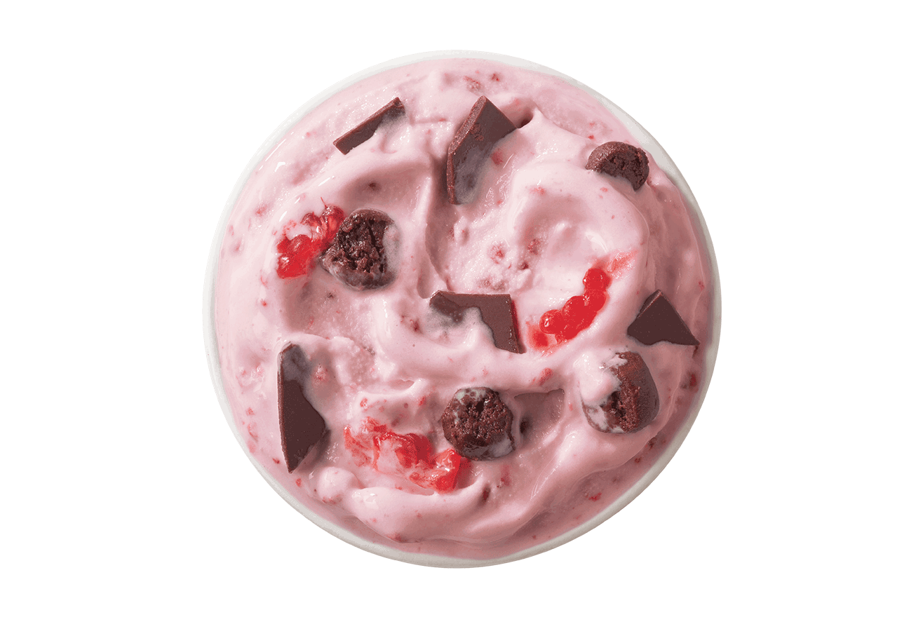 Raspberry Fudge Bliss Blizzard Treat