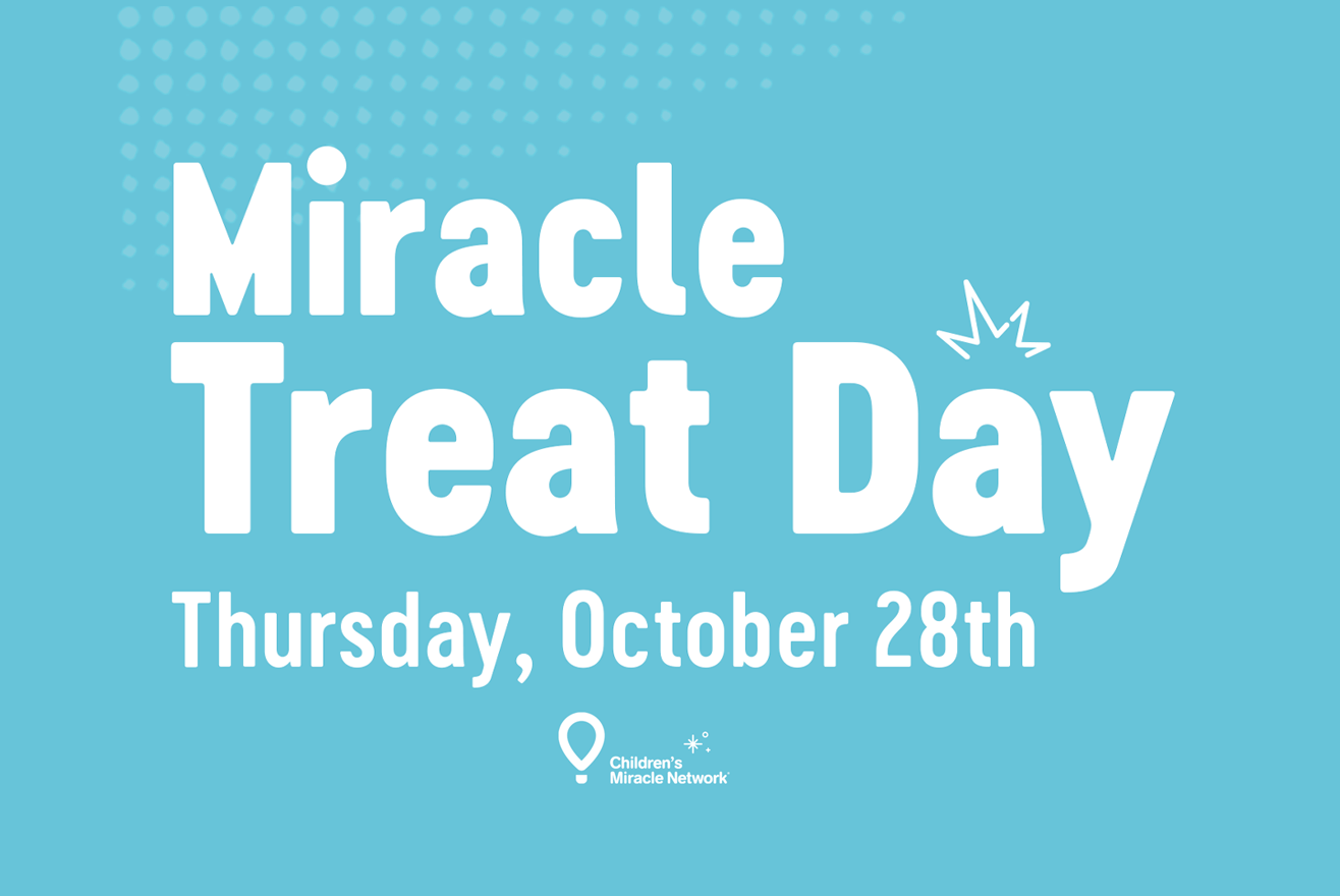 Children's Miracle Network Hospitals logo and Dairy Queen illustration