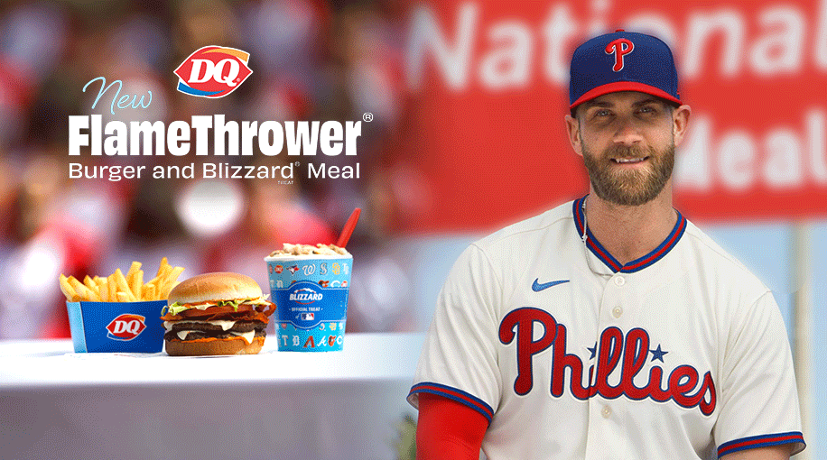 Bryce Harper's Burger and Blizzard Treat Meal