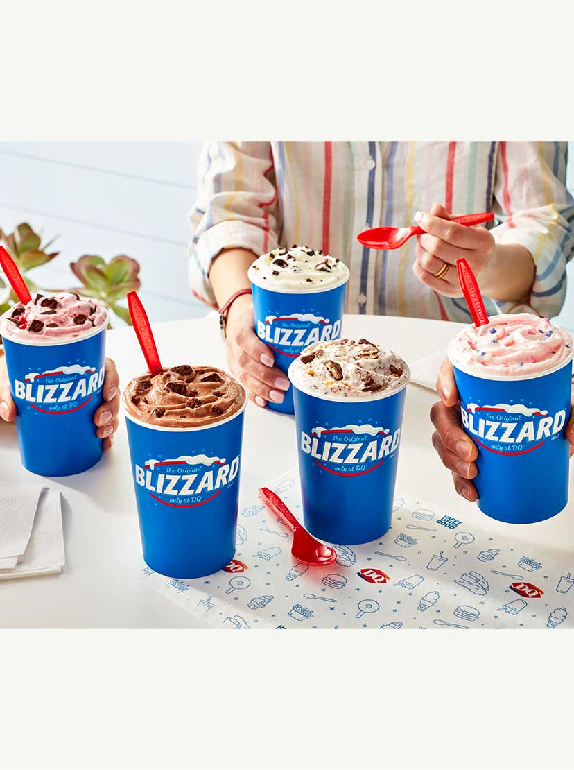 Summer Blizzard Menu